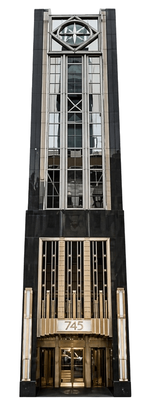 Facade du cabinet - 745 Fifth Avenue, New York